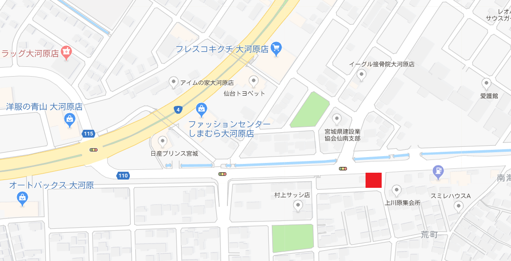 島貫邸 地図